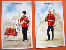 WELCH REGIMENT - UNIFORMS - NEW/UNUSED - 1992 - SET OF 6 - EXC