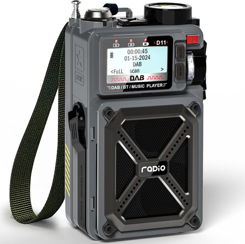 Portable dab solar - dab/dab+/fm,