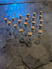Small glass bottles - small, miniature