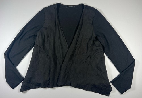 Cut loose size - black, linen