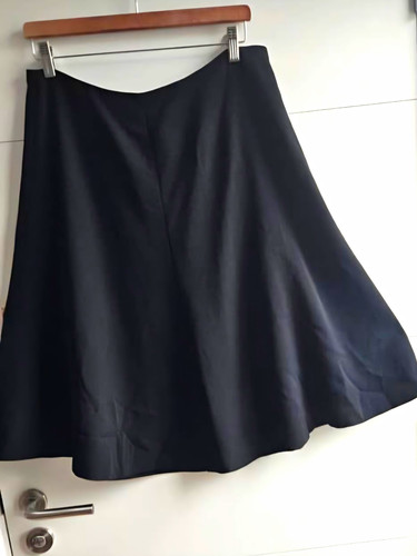 Jaeger black satin - satin, knee