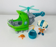 Octonauts Gup H with Captain Barnacles and Frog Helicopter Vehicle