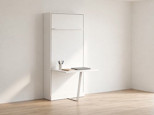 Primer single desk wall bed - primer,