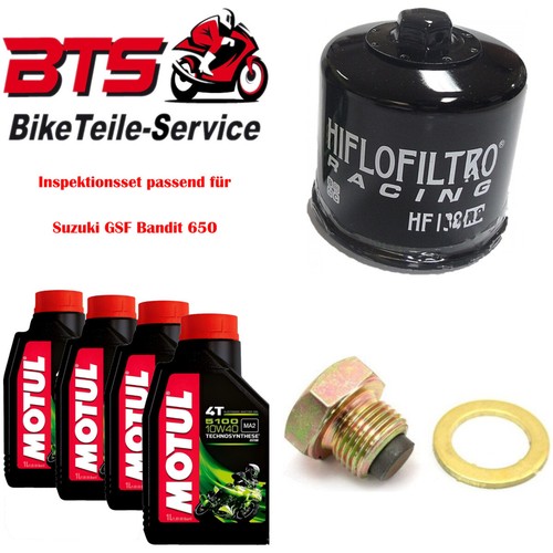 Set oil filter - drain, plug