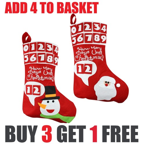 Santa present sack stocking - santa,