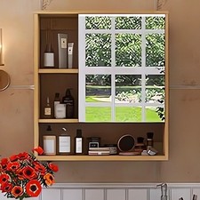 Bathroom wall mirror cabinet - bathroom,