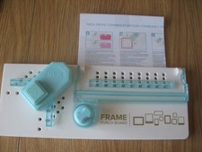 We R MEMORY KEEPERS FRAME PUNCH BOARD WITH INSTRUCTIONS - FREE POSTAGE