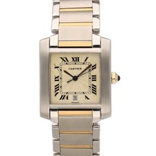 Cartier Tank Française W51005Q4, Steel & Gold Automatic 28mm