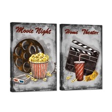 Zlove 2 Pieces Rustic Movie