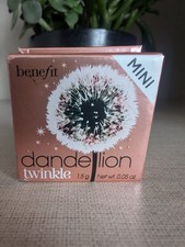BENEFIT Dandelion Twinkle Soft Nude-Pink Highlighter Powder MINI 1.5g With Brush