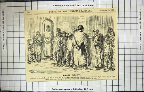 Original old antique print - original,