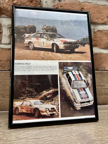 Framed 1982 acropolis rally - framed,