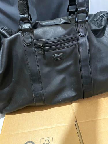 Condotti black leather holdall - condotti,