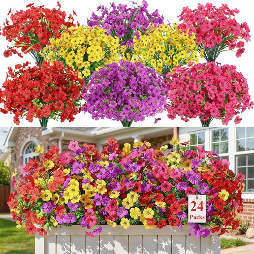 Bundles artificial flowers - 24,