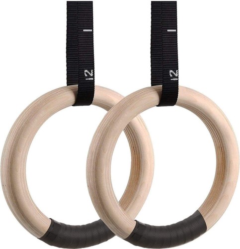 Fitness wooden gymnastic - wooden, rings