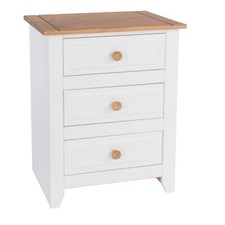 Capri 3 Drawer Bedside Cabinet