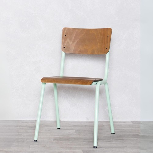 Green stacking chair vibrant - chair,