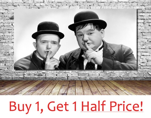 Laurel and hardy - and, canvas