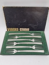 Viners Studio Stainless Steel Fruit Fork Set Vintage T2710 SK11