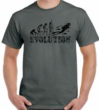Scuba Diving T-Shirt Evolution Mens Funny Snorkel Equipment Gear Sea Air Tanks