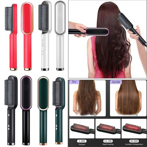 Hair straightener brush - hair,