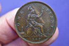 1867 Victoria penny
