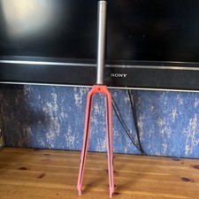 Specialized Allez Carbon 1 1/8 Pink & Black Forks for 700c & Rim Brakes