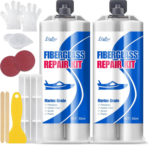 Marine fiberglass repair kit - fiberglass,
