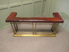 Brass and Red Leather Club