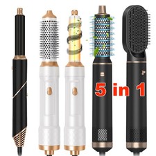 Upgraded 5in1 Professional Hair Styler Curler Straightner Hot Hair Dryer Brush