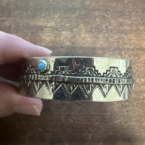 Navajo turquoise bracelet - navajo,