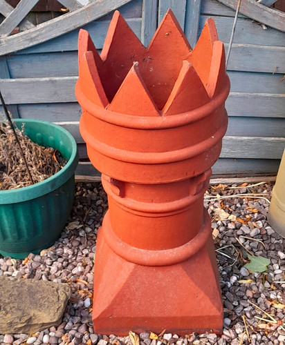 Terracotta chimney pot style - terracotta,