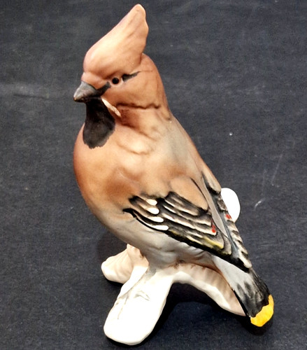 Vintage goebel waxwing bird - vintage,