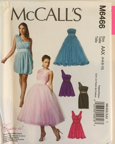 Mccall 6466 wedding prom - mccall,