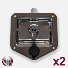 2 x Recessed Drop T Handle
