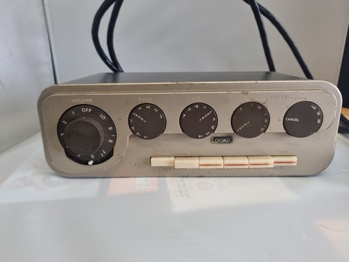 Quad preamp with manual - with, and