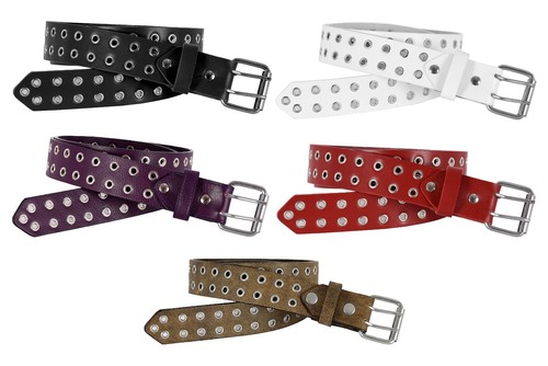Unisex leather double - leather, eyelet