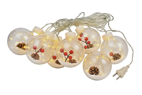 Led christmas bauble - 10,