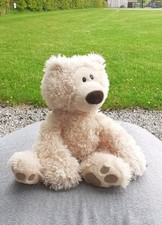 Gund Philbin Floppy Teddy Bear Curly Plush Cream Soft Cuddly Toy 36cm