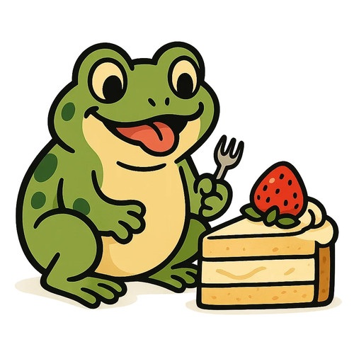 Funny frog car - frog, sticker
