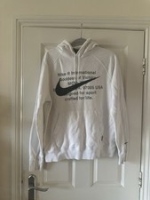 Nike Goddess of Victory Men’s White Hoodie (Medium)