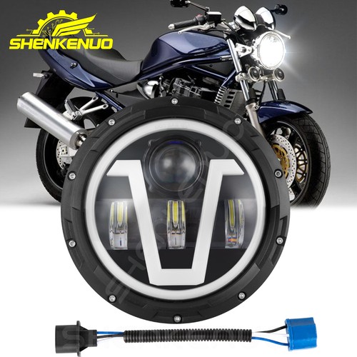 Motorcycle headlights round - 7",