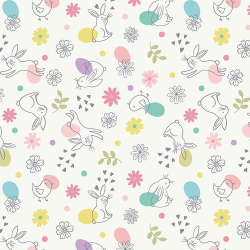 Cotton fabric spring time - cotton,