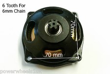 CL006 6 TOOTH FRONT SPROCKET PINION & BELL HOUSING 49CC MINI MOTO MINI QUAD BIKE