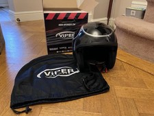 Viper RS-V06 Black Flame Helmet [XS]