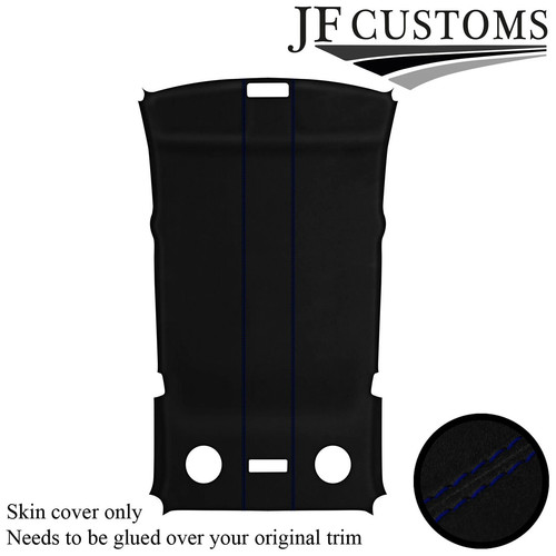 Blue stitch suede roof - blue,