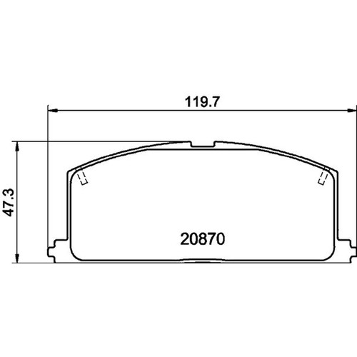 Don front brake pad - don,