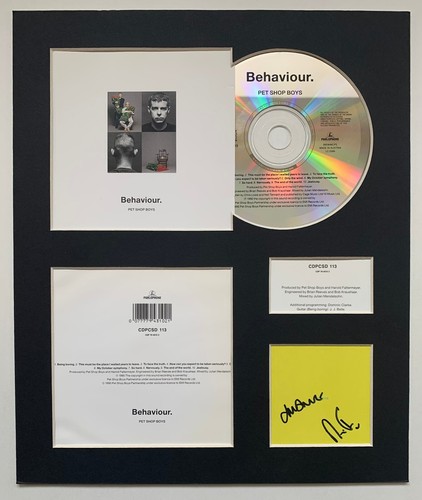 Pet shop boys signed - -,