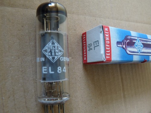 El84 telefunken with diamond - el84,