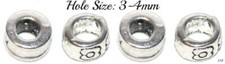 Set 4 Tibetan Silver Spacer